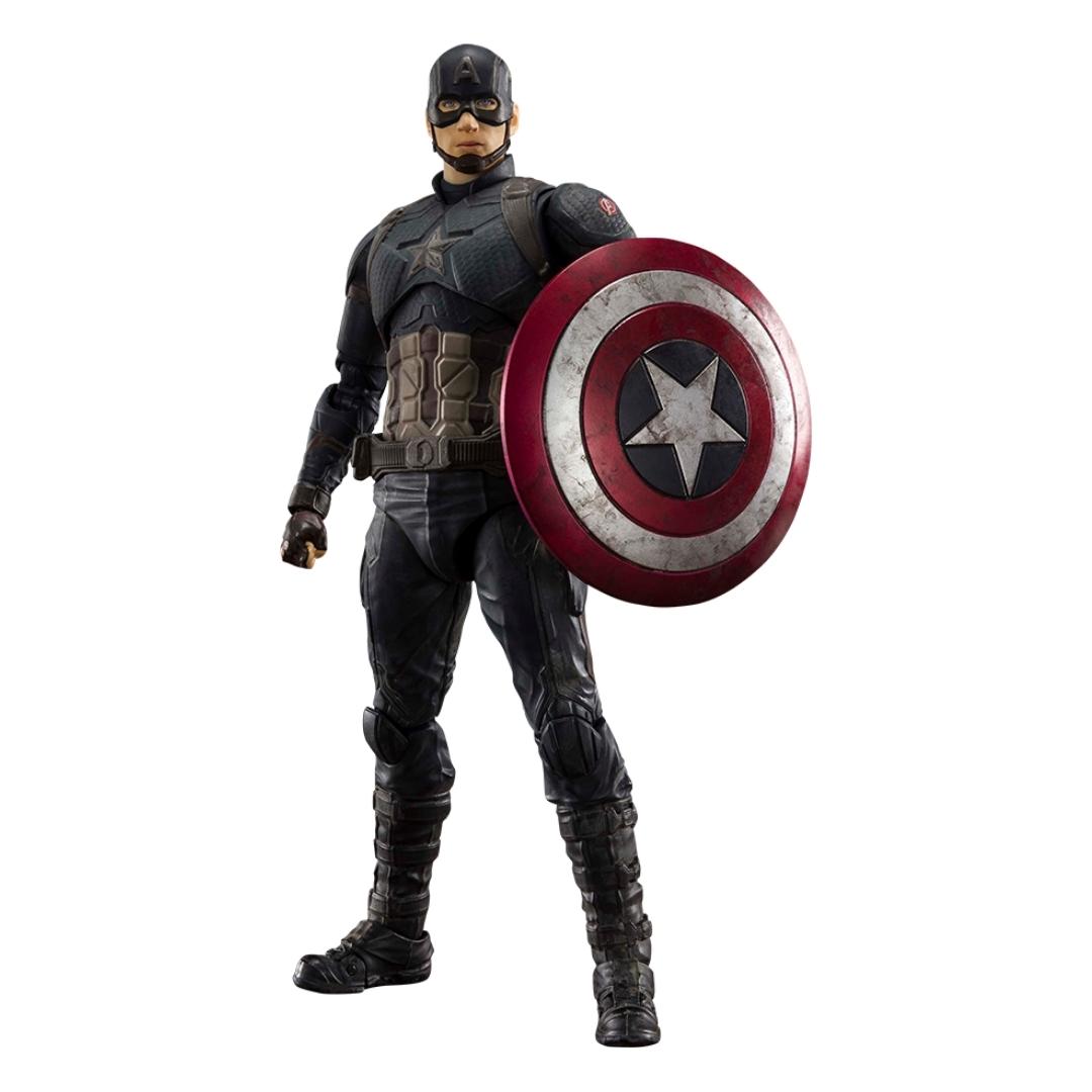 Avengers Endgame Captain America Final Battle Edition Figure by S H Figuarts -Bandai - India - www.superherotoystore.com