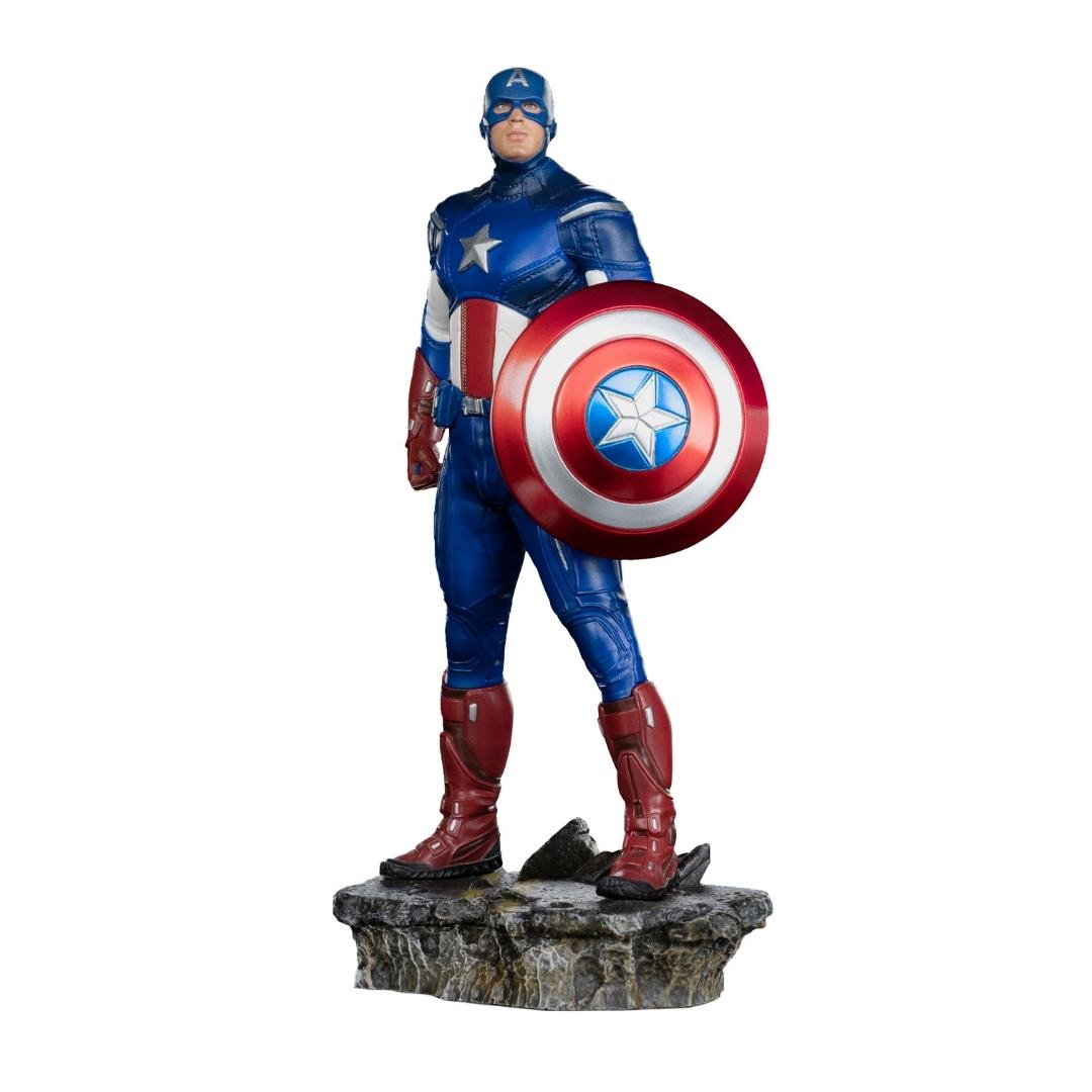 Avengers Battle Of NY - Infinity Saga Captain AmericaStatue by Iron Studios -Iron Studios - India - www.superherotoystore.com