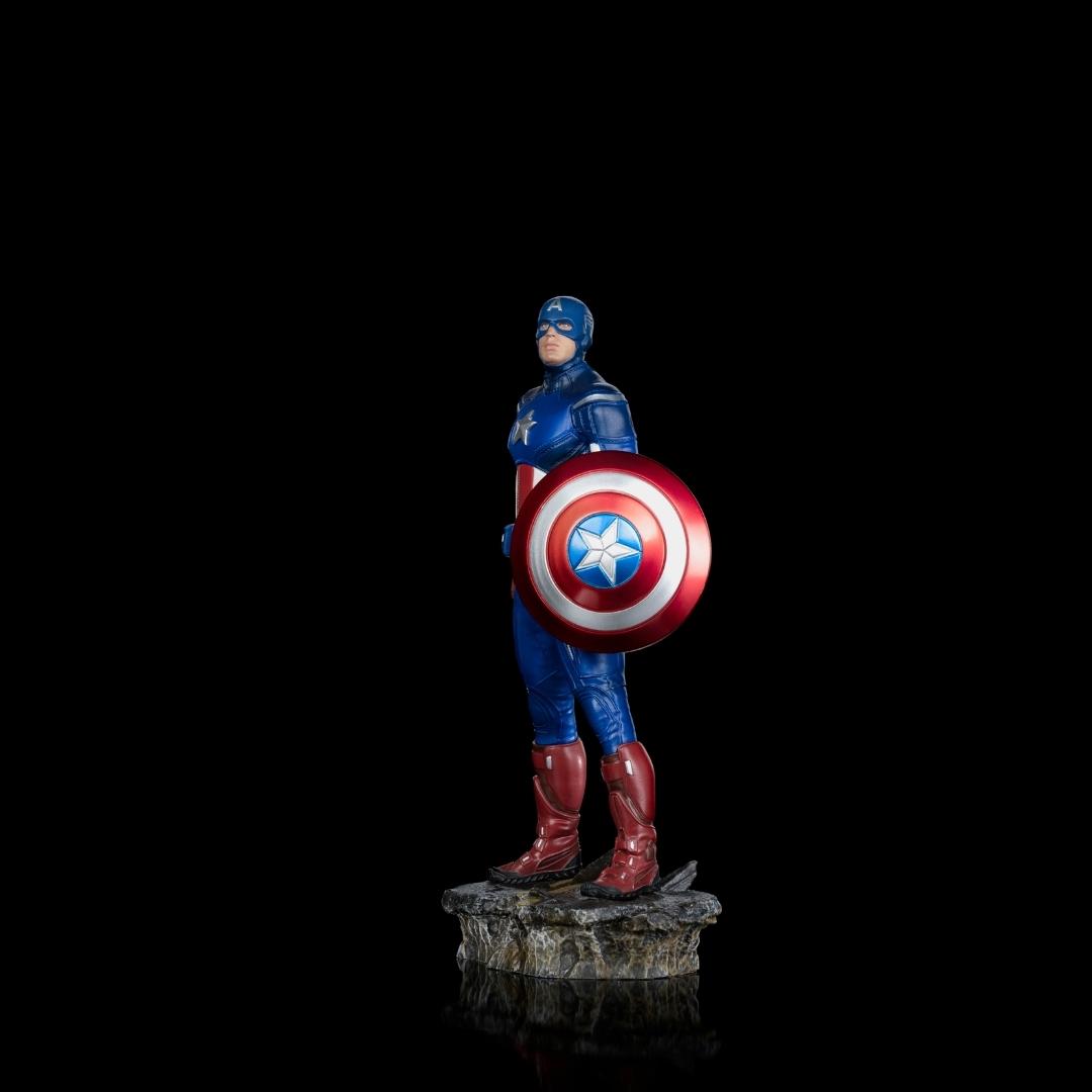 Avengers Battle Of NY - Infinity Saga Captain AmericaStatue by Iron Studios -Iron Studios - India - www.superherotoystore.com