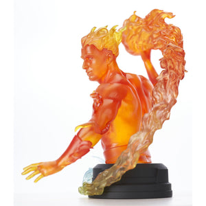 Marvel Comic Human Torch 1:6 Scale Resin Mini-Bust by Diamond Select Toys -Diamond Gallery - India - www.superherotoystore.com