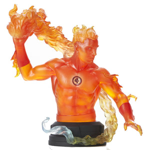 Marvel Comic Human Torch 1:6 Scale Resin Mini-Bust by Diamond Select Toys -Diamond Gallery - India - www.superherotoystore.com