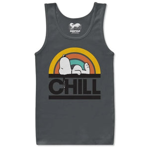 SNOOPY: CHILL - PEANUTS OFFICIAL TANK TOP -Redwolf - India - www.superherotoystore.com