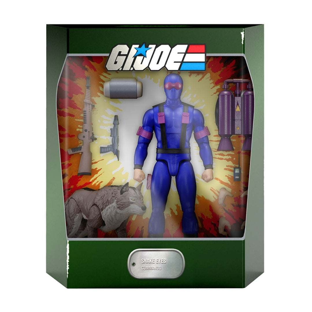 GI Joe Ultimates Real American Hero Snake Eyes Figure by Super7 -Super7 - India - www.superherotoystore.com