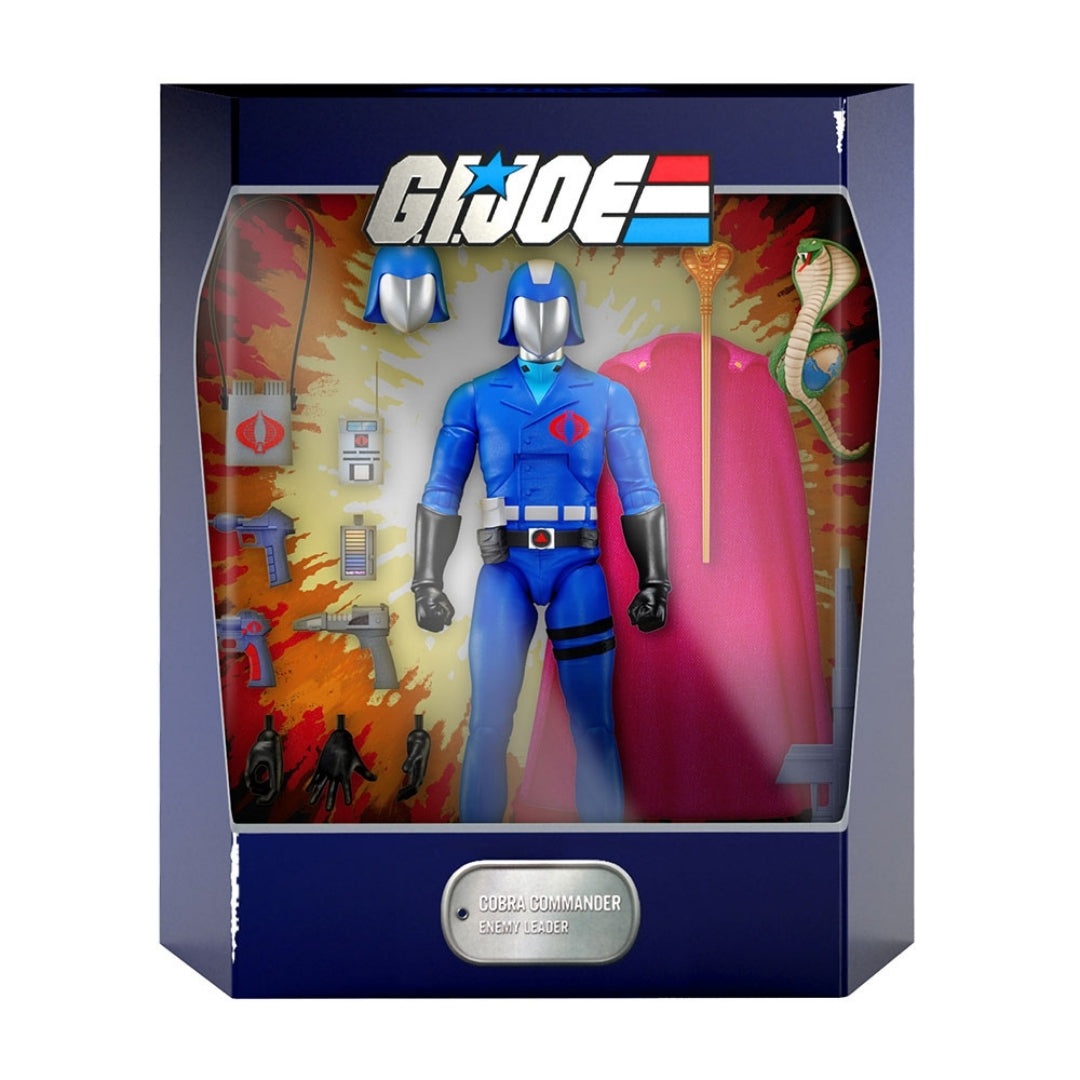 GI Joe Ultimates Real American Hero Cobra Commander Figure by Super7 -Super7 - India - www.superherotoystore.com