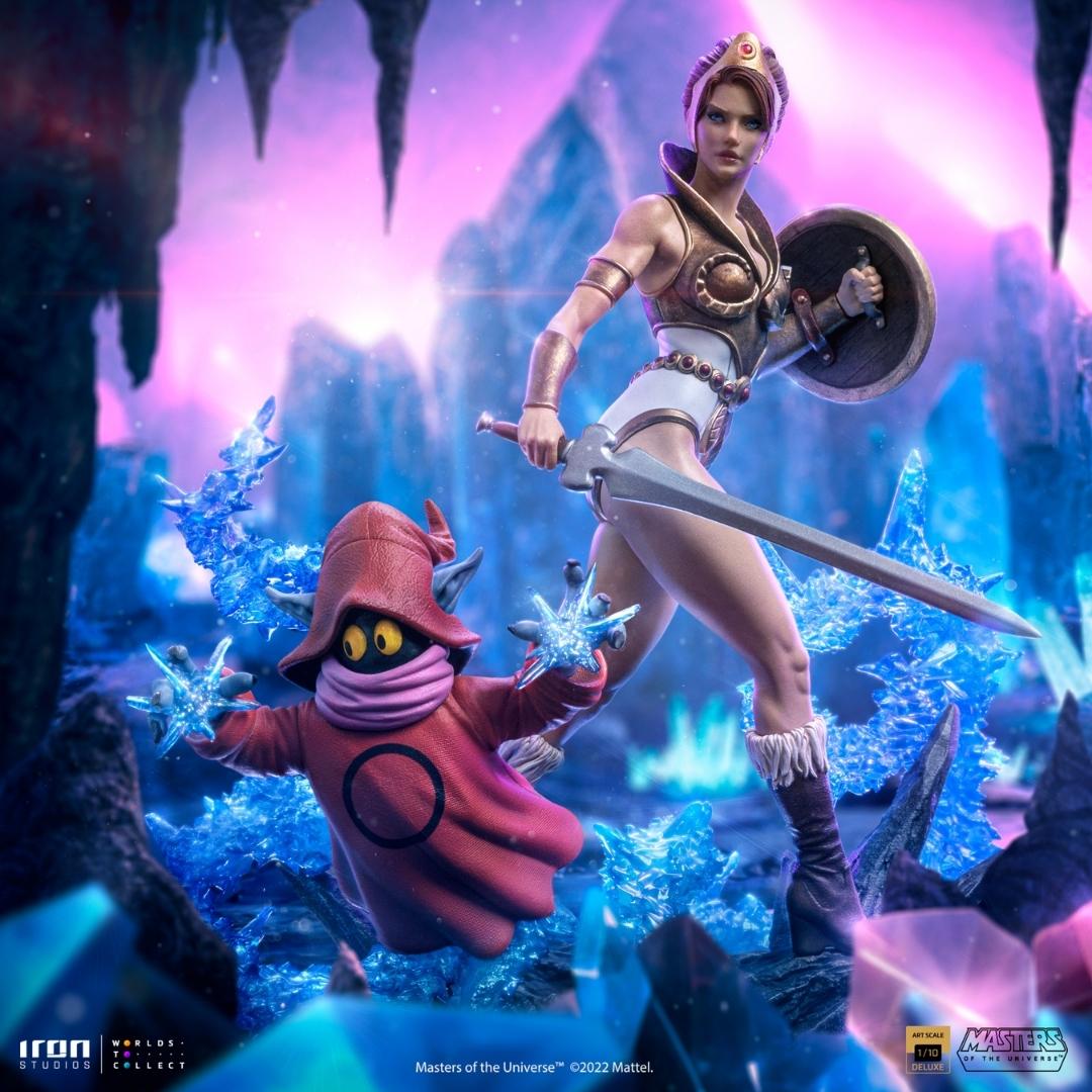 Teela & Orko Masters of the Universe Deluxe Art Scale Statue by Iron Studios -Iron Studios - India - www.superherotoystore.com