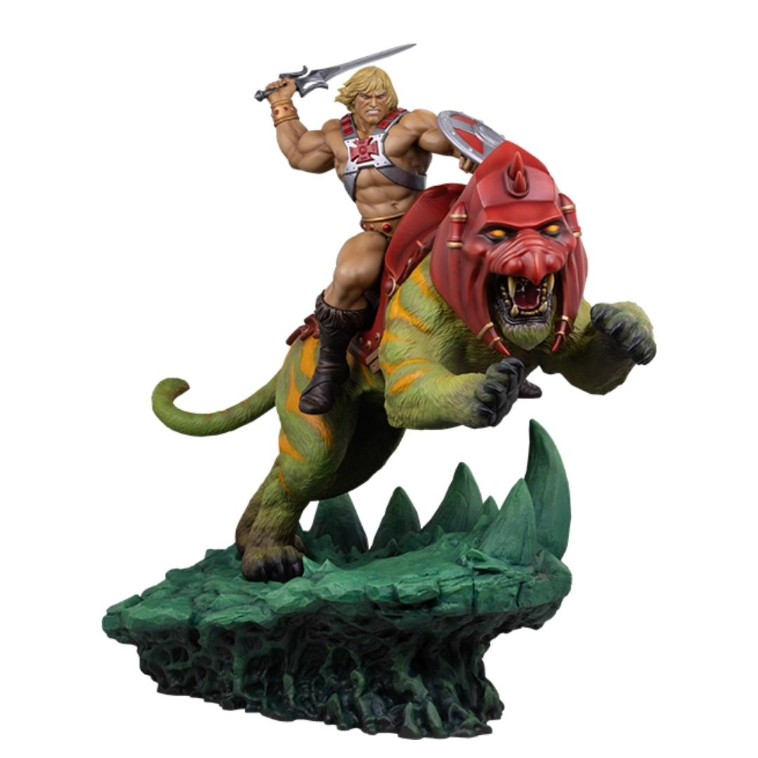 He-Man and Battle Cat Classic Deluxe Maquette by Tweeterhead -Tweeterhead - India - www.superherotoystore.com