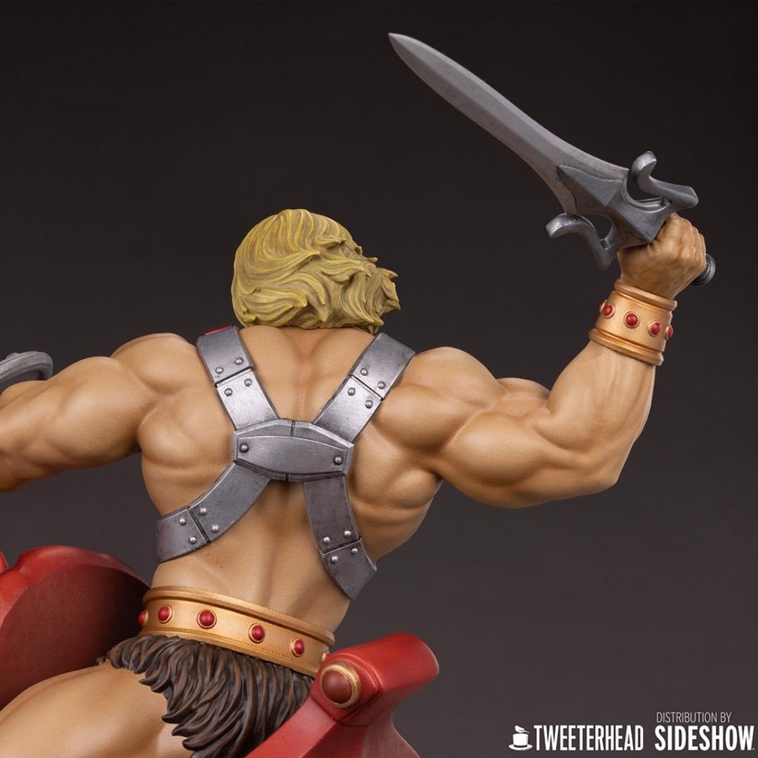 He-Man and Battle Cat Classic Deluxe Maquette by Tweeterhead -Tweeterhead - India - www.superherotoystore.com