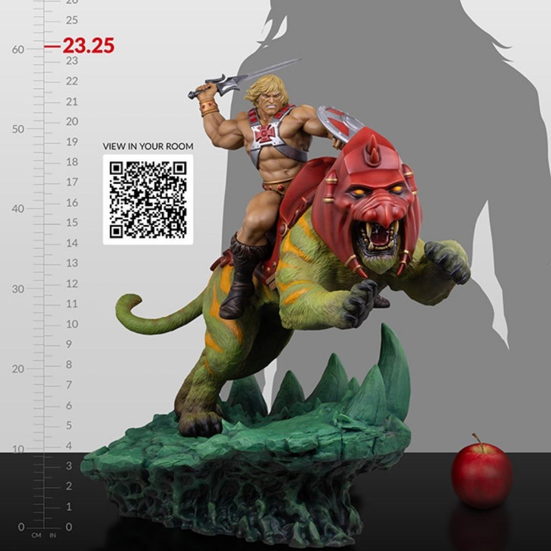 He-Man and Battle Cat Classic Deluxe Maquette by Tweeterhead -Tweeterhead - India - www.superherotoystore.com