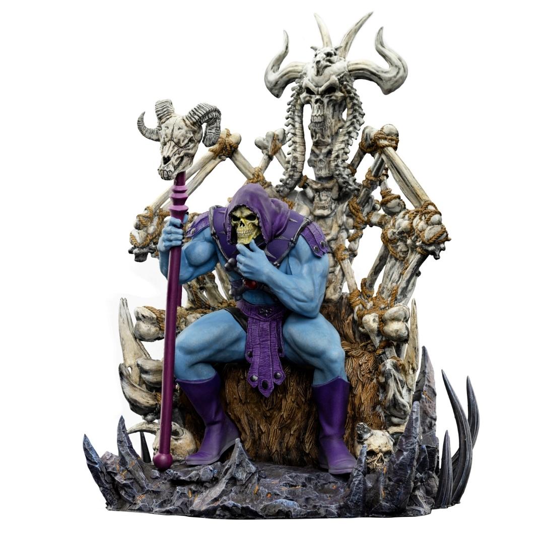 Skeletor on throne Deluxe 1/10 Art Scale by Iron Studios -Iron Studios - India - www.superherotoystore.com