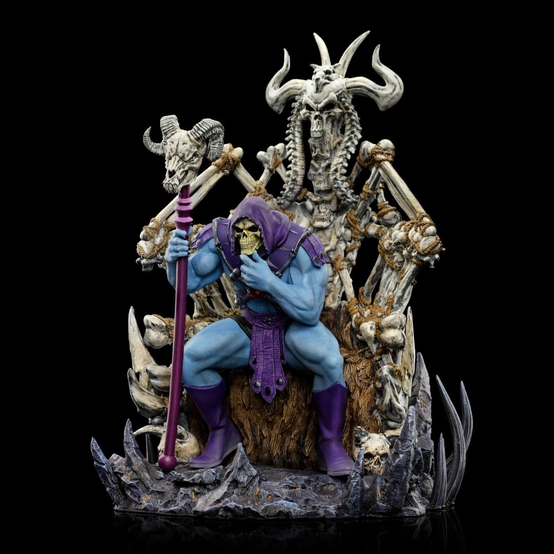 Skeletor on throne Deluxe 1/10 Art Scale by Iron Studios -Iron Studios - India - www.superherotoystore.com