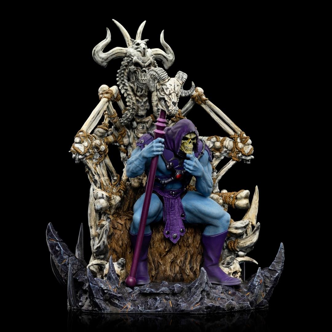 Skeletor on throne Deluxe 1/10 Art Scale by Iron Studios -Iron Studios - India - www.superherotoystore.com