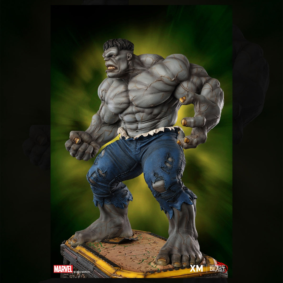 The Incredible Hulk: Grey Version Statue by XM Studios -XM Studios - India - www.superherotoystore.com