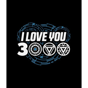 Iron Man Love you 3000 T-Shirt -Celfie Design - India - www.superherotoystore.com
