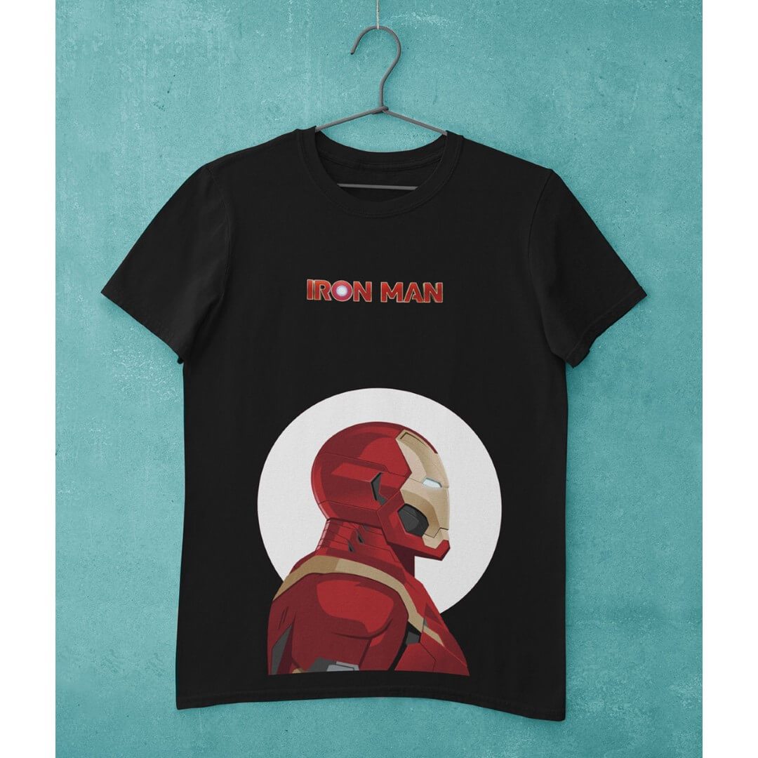 Marvel Comics Iron Man Profile T-Shirt -Celfie Design - India - www.superherotoystore.com