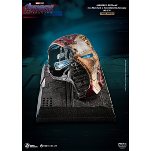 Avengers Endgame Iron Man Mark 50 Battle Damaged Helmet Master Craft Figure by Beast Kingdom -Beast Kingdom - India - www.superherotoystore.com