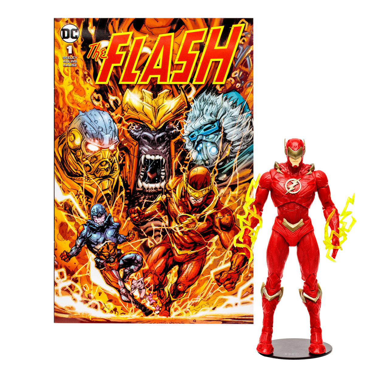 The Flash Barry Allen w/ Comic (Page Punchers Series) 7" Figure by Mcfarlane Toys -McFarlane Toys - India - www.superherotoystore.com