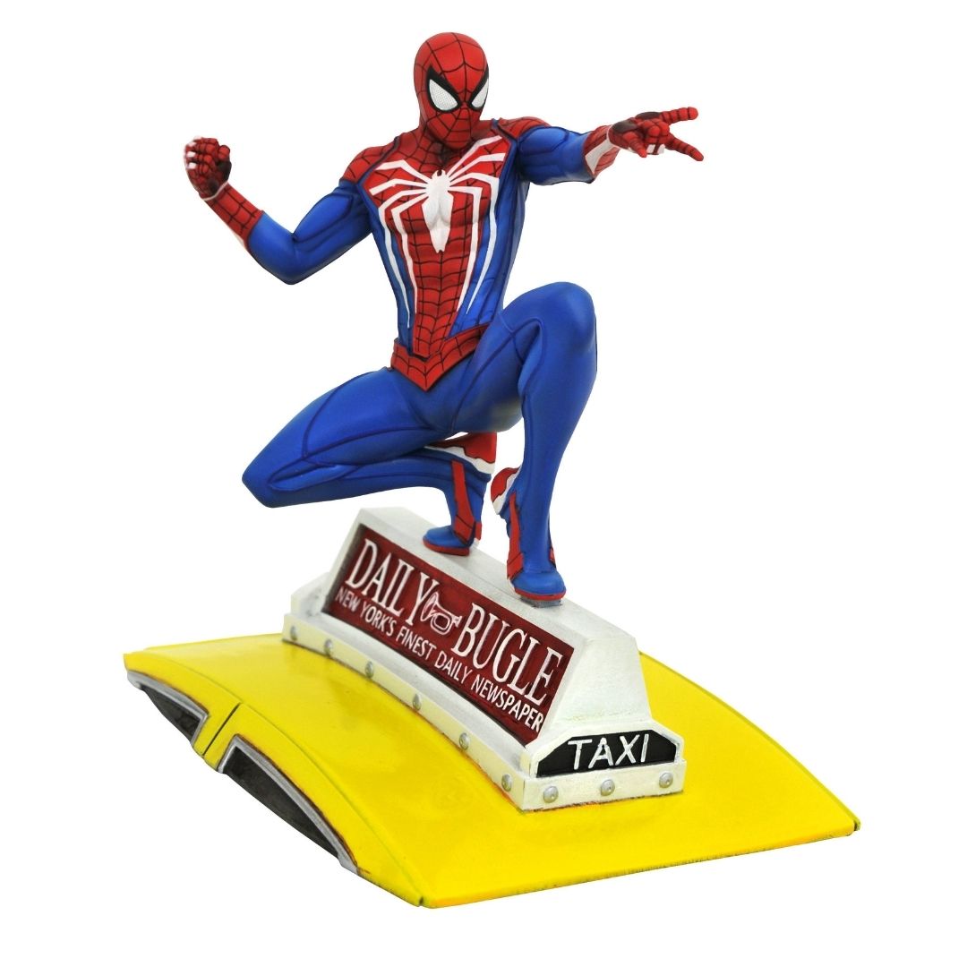 Marvel Gallery PS4 Spider-Man on Taxi Statue by Diamond Select Toys -Diamond Gallery - India - www.superherotoystore.com