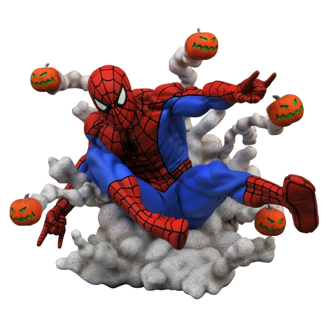 Marvel Comics Pumpkin Bomb Spiderman Statue by Diamond Select Toys -Diamond Gallery - India - www.superherotoystore.com