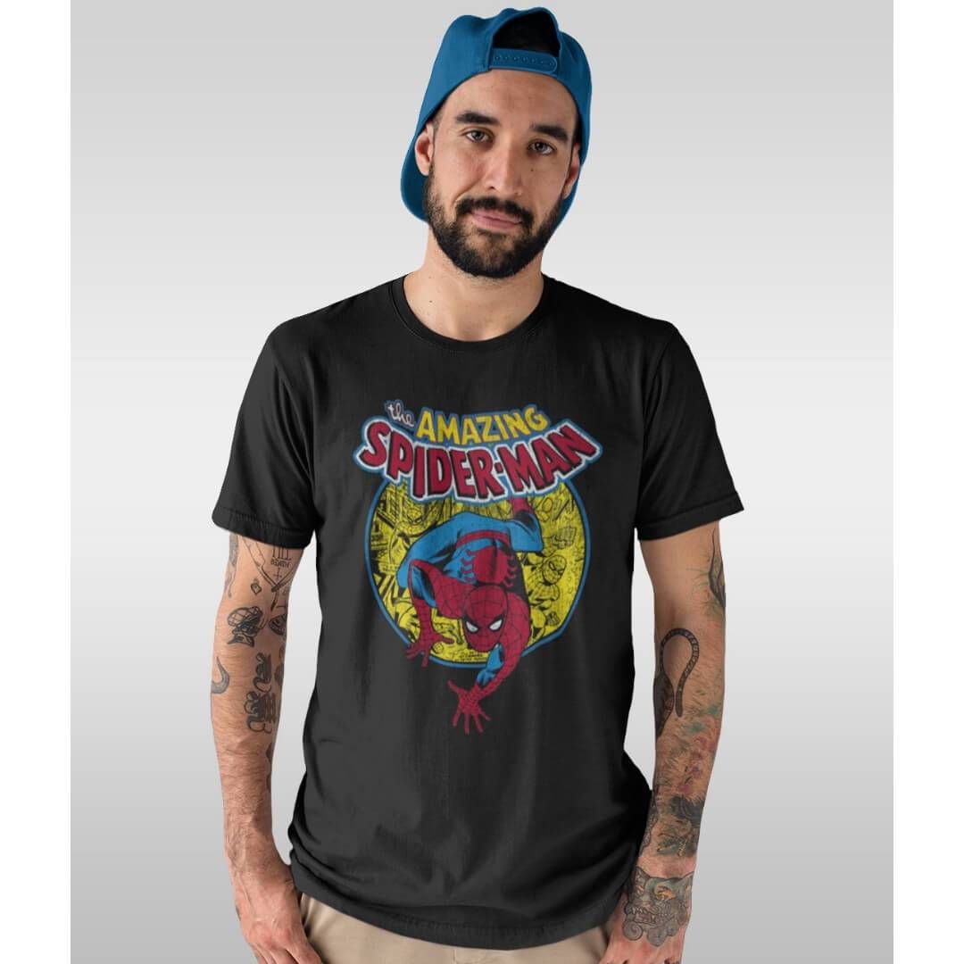 Marvel Comics Comic Spidey T-Shirt -Celfie Design - India - www.superherotoystore.com