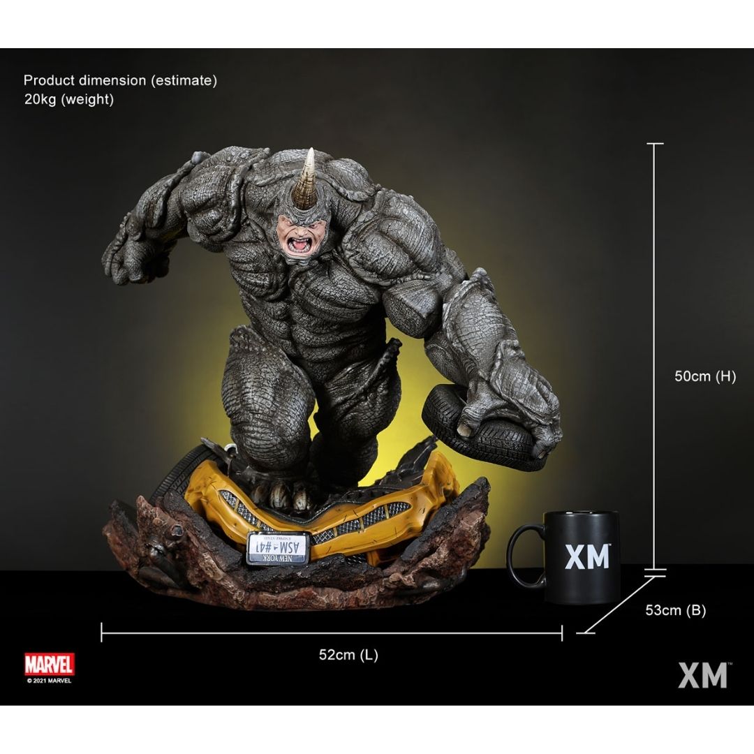 Marvel Comics Rhino 1/4th Scale Statue by XM Studios -XM Studios - India - www.superherotoystore.com