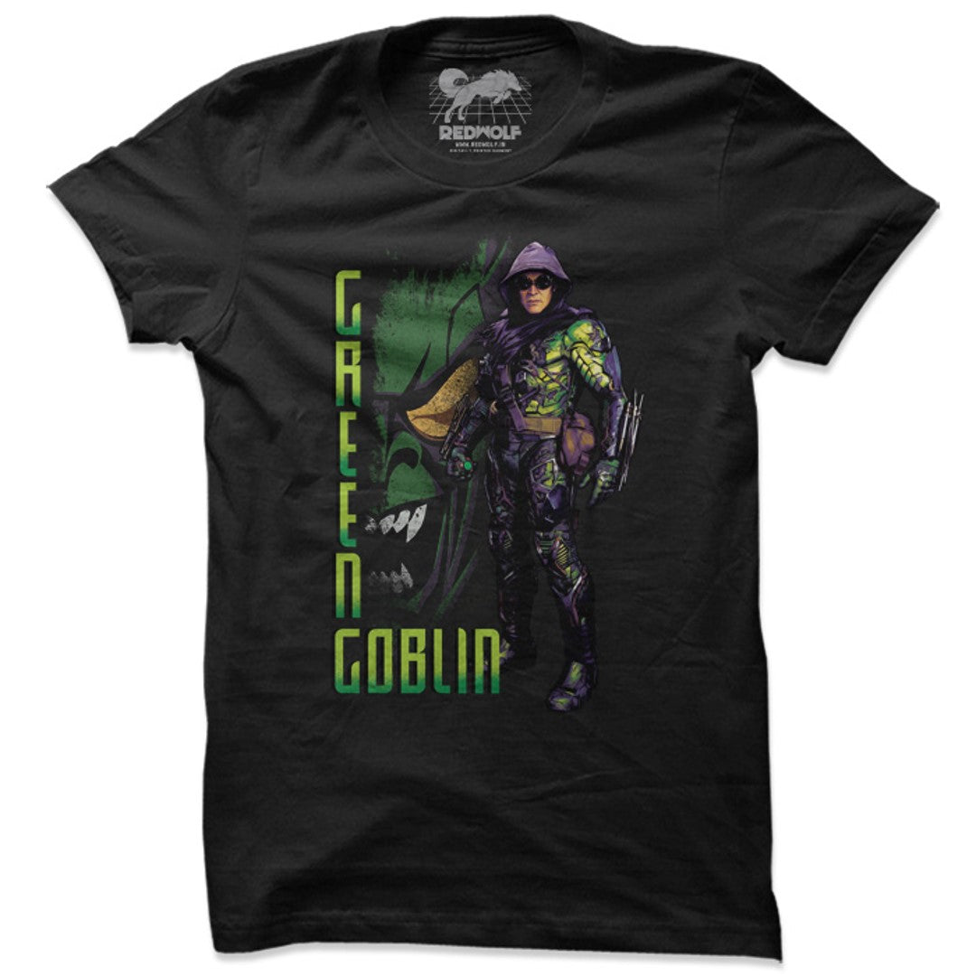 GREEN GOBLIN POSE - MARVEL OFFICIAL T-SHIRT -Redwolf - India - www.superherotoystore.com