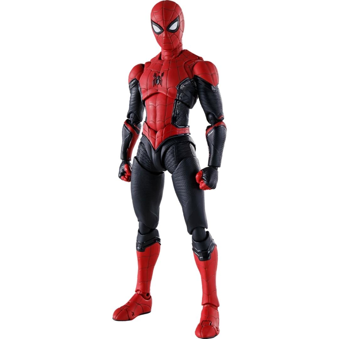 Spider-Man: No Way Home Spider-Man Upgraded Suit S.H.Figuarts Action Figure by Bandai -SH Figuarts - India - www.superherotoystore.com