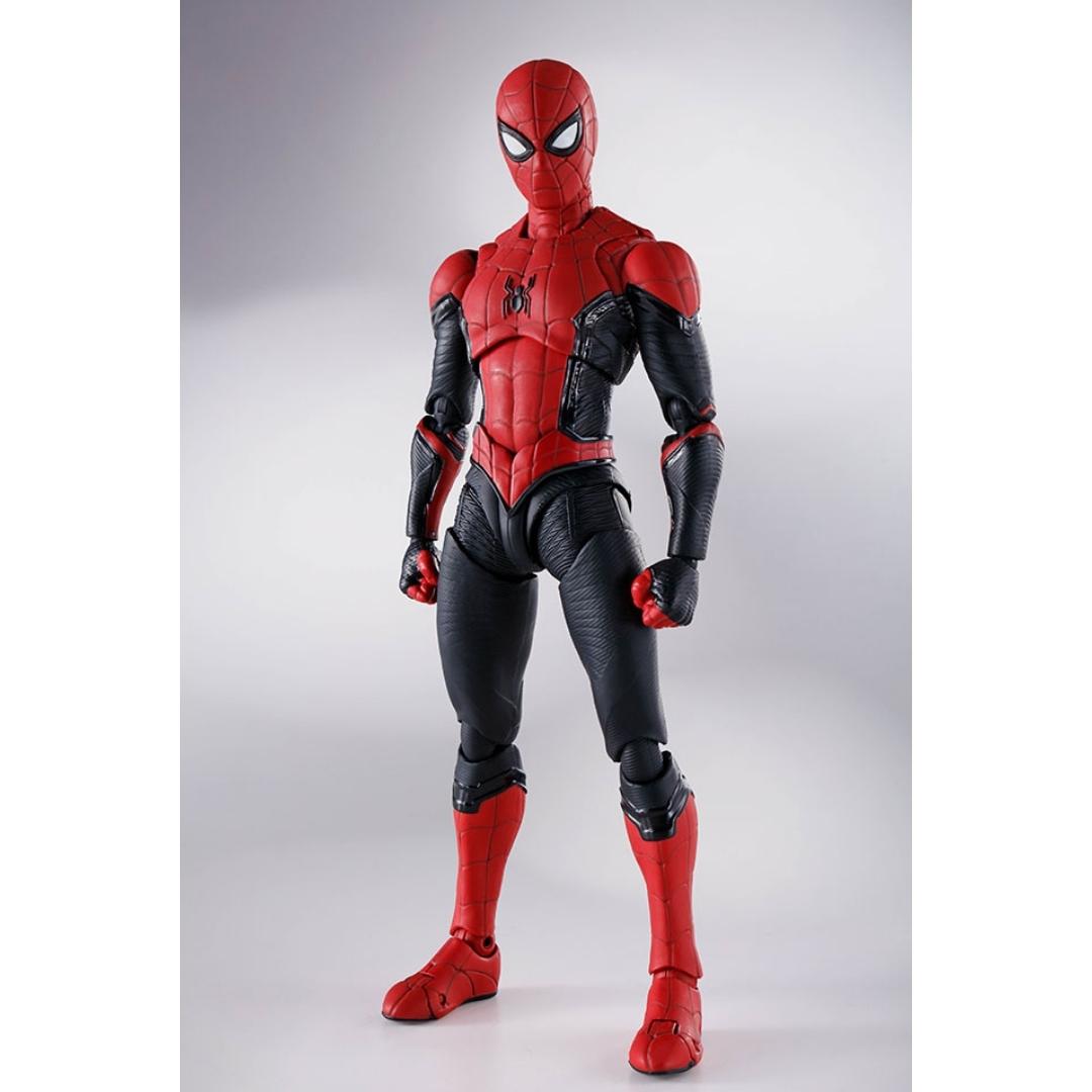 Spider-Man: No Way Home Spider-Man Upgraded Suit S.H.Figuarts Action Figure by Bandai -SH Figuarts - India - www.superherotoystore.com