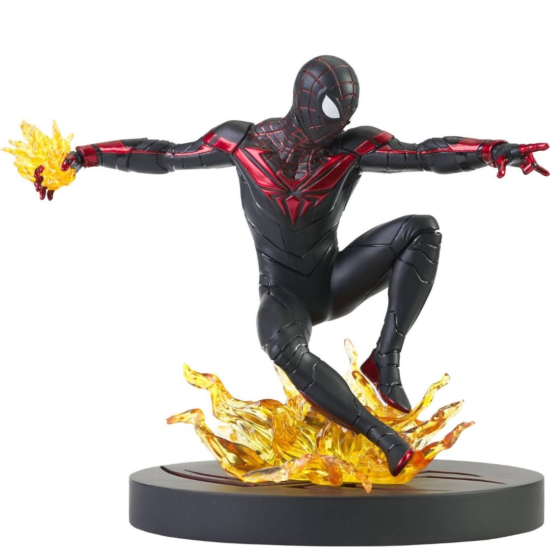 Marvel Gallery Spiderman PS5 Miles Morales Statue by Diamond Select Toys -Diamond Gallery - India - www.superherotoystore.com