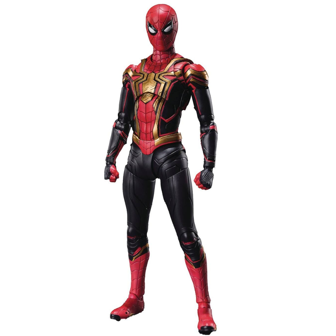 Spider-Man: No Way Home Tom Holland&#39;s Integrated Suit Action Figure by S.H.Figuarts -SH Figuarts - India - www.superherotoystore.com