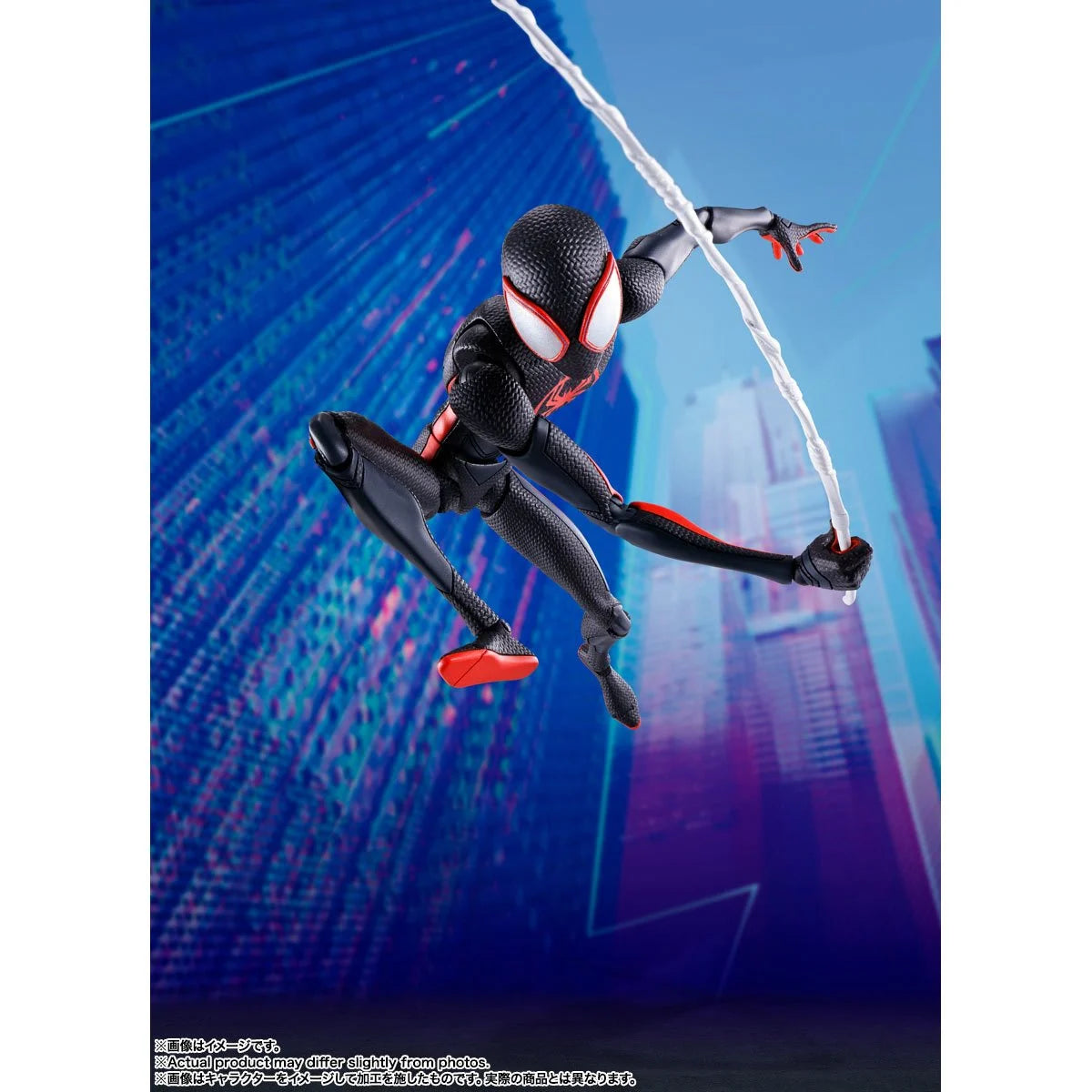 Spider-Man Across the Spiderverse Miles Morales Action Figure by Tamashii Nations -Tamashii Nations - India - www.superherotoystore.com