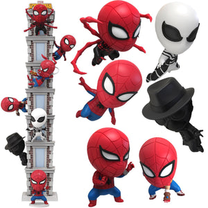SpiderMan 60th Anniversary Series Bright Box Set Marvel Mini Egg Attack Figures by Beast Kingdom -Beast Kingdom - India - www.superherotoystore.com