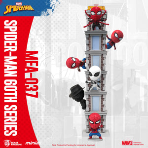 SpiderMan 60th Anniversary Series Bright Box Set Marvel Mini Egg Attack Figures by Beast Kingdom -Beast Kingdom - India - www.superherotoystore.com