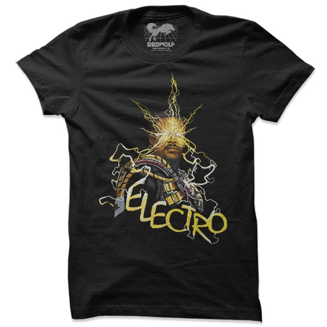 ELECTRO - MARVEL OFFICIAL T-SHIRT -Redwolf - India - www.superherotoystore.com