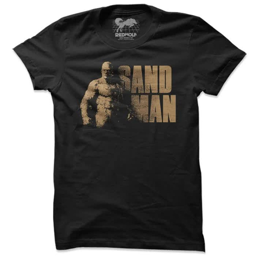 SAND MAN - MARVEL OFFICIAL T-SHIRT -Redwolf - India - www.superherotoystore.com