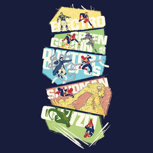 SPIDEY VS VILLAINS - MARVEL OFFICIAL T-SHIRT -Redwolf - India - www.superherotoystore.com