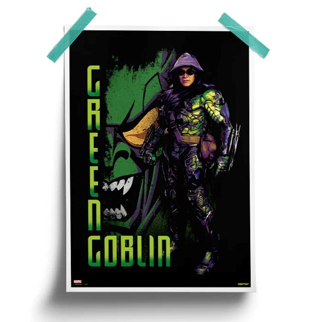 GREEN GOBLIN POSE - MARVEL OFFICIAL POSTER -Redwolf - India - www.superherotoystore.com