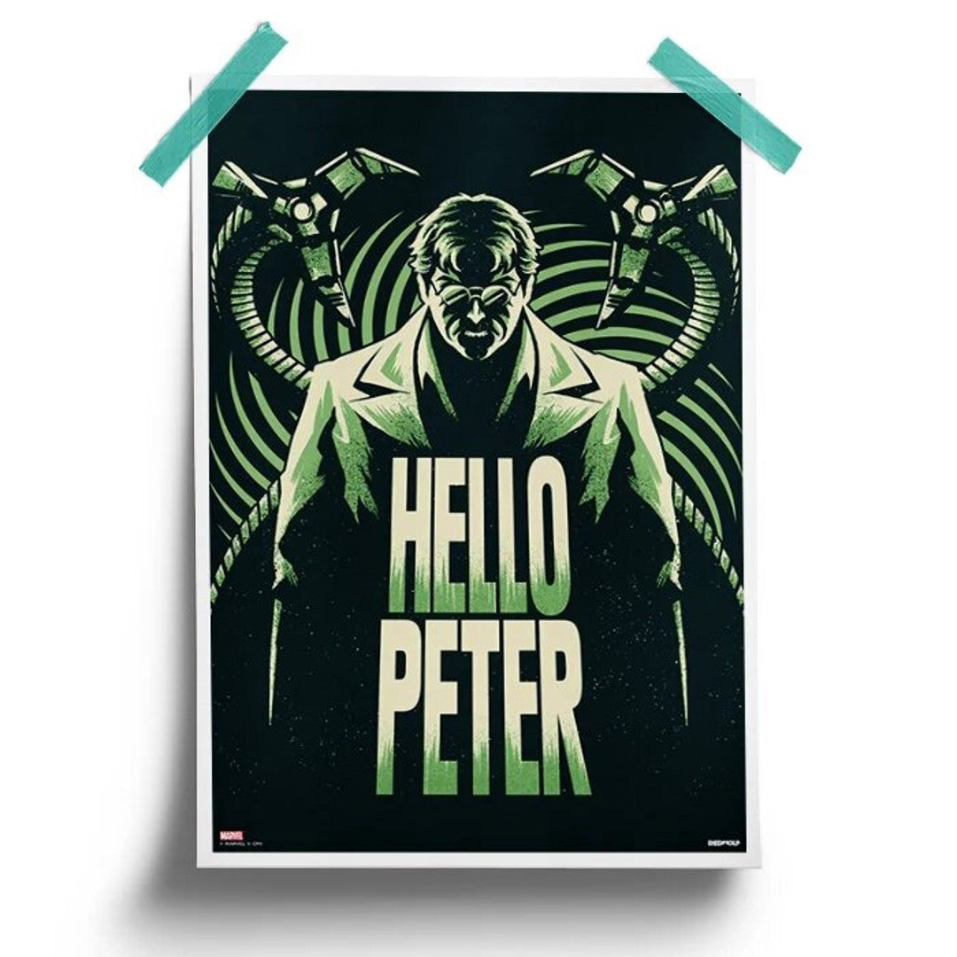 DOC OCK HELLO PETER MARVEL OFFICIAL POSTER