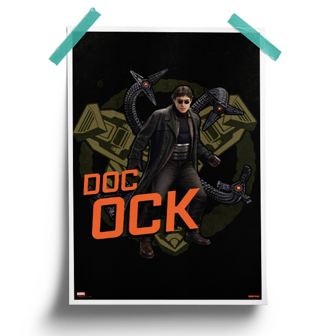 DOC OCK - MARVEL OFFICIAL POSTER -Redwolf - India - www.superherotoystore.com