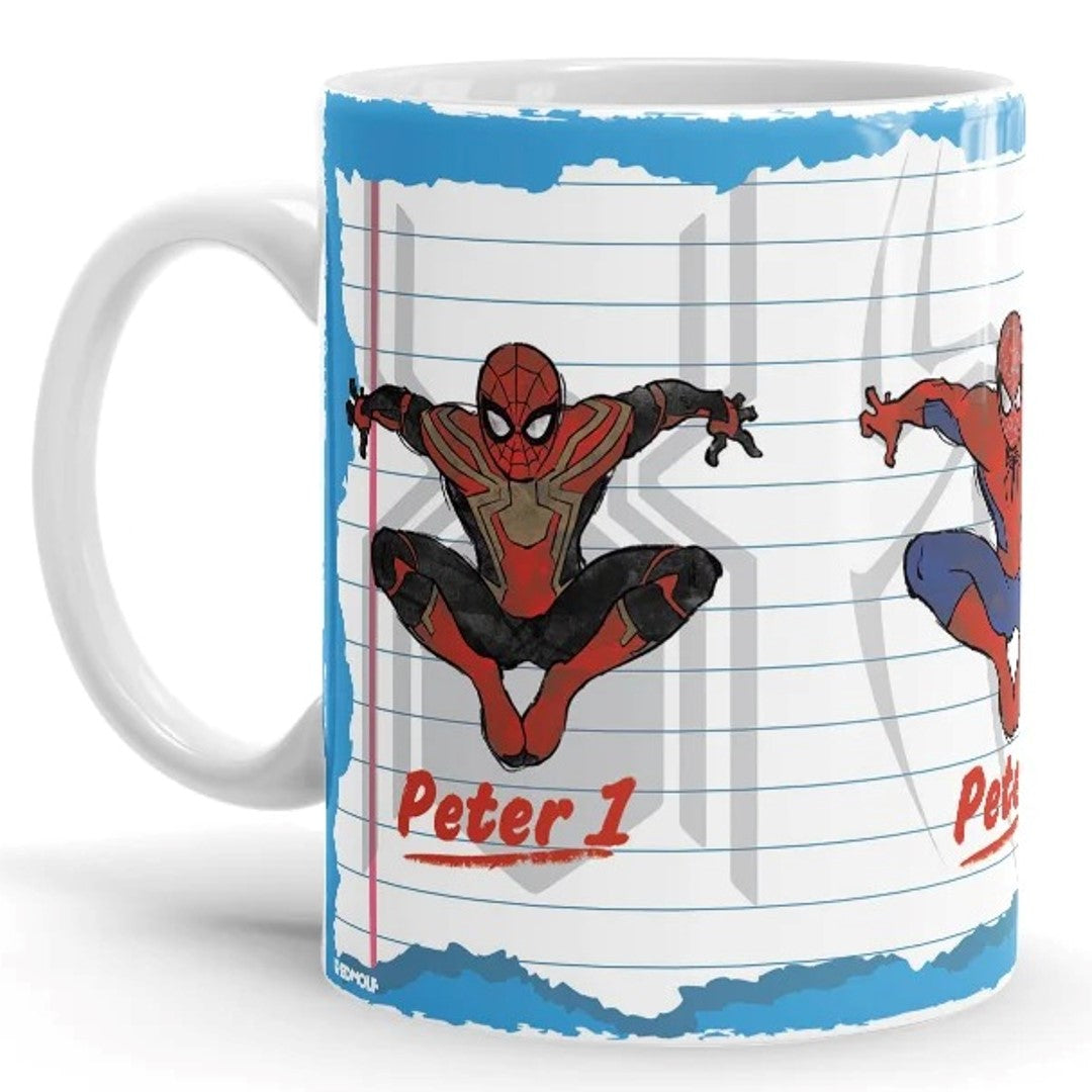 PETER 1, 2 & 3 - MARVEL OFFICIAL MUG -Redwolf - India - www.superherotoystore.com