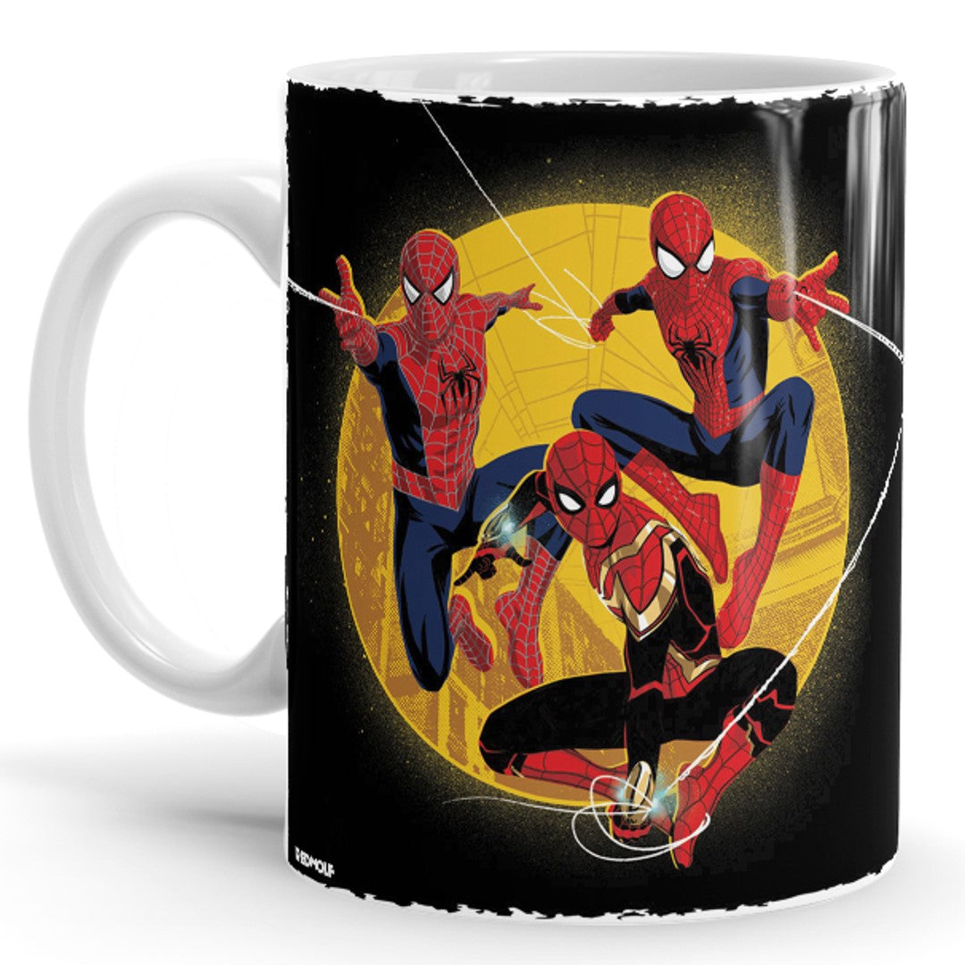 SPIDER-MEN SWING - MARVEL OFFICIAL MUG -Redwolf - India - www.superherotoystore.com