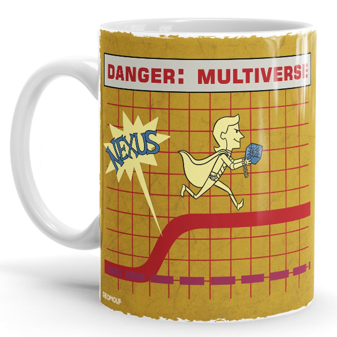 DANGER: MULTIVERSE - MARVEL OFFICIAL MUG -Redwolf - India - www.superherotoystore.com