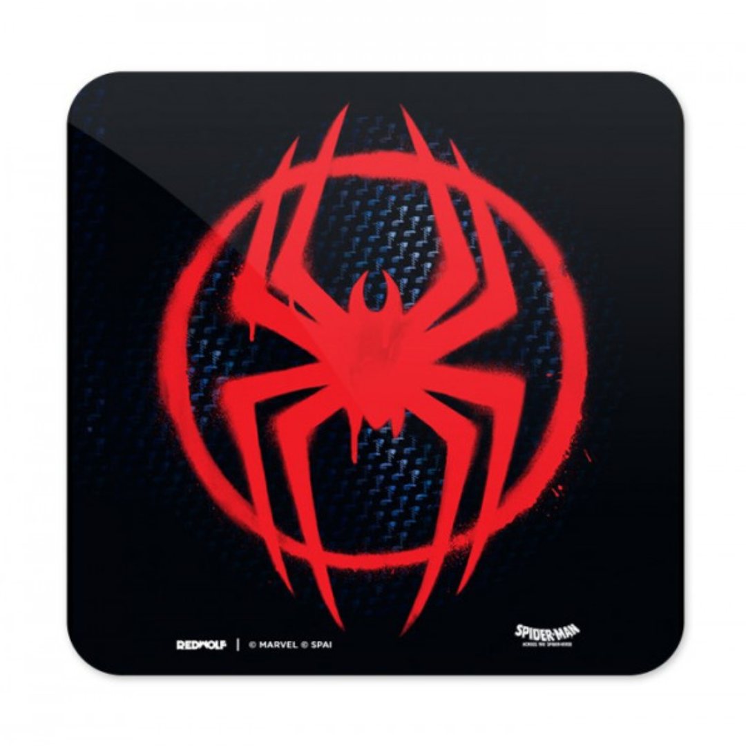 Miles Morales Across The Spider-Verse Logo Coaster -Redwolf - India - www.superherotoystore.com