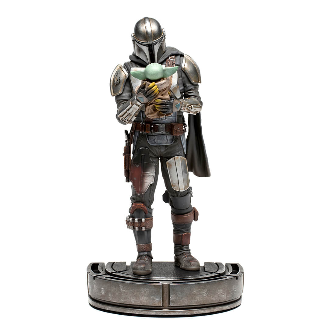 Star Wars The Mandaloian: The Mandalorian and Grogu 1/10th Scale Statue by Iron Studios -Iron Studios - India - www.superherotoystore.com