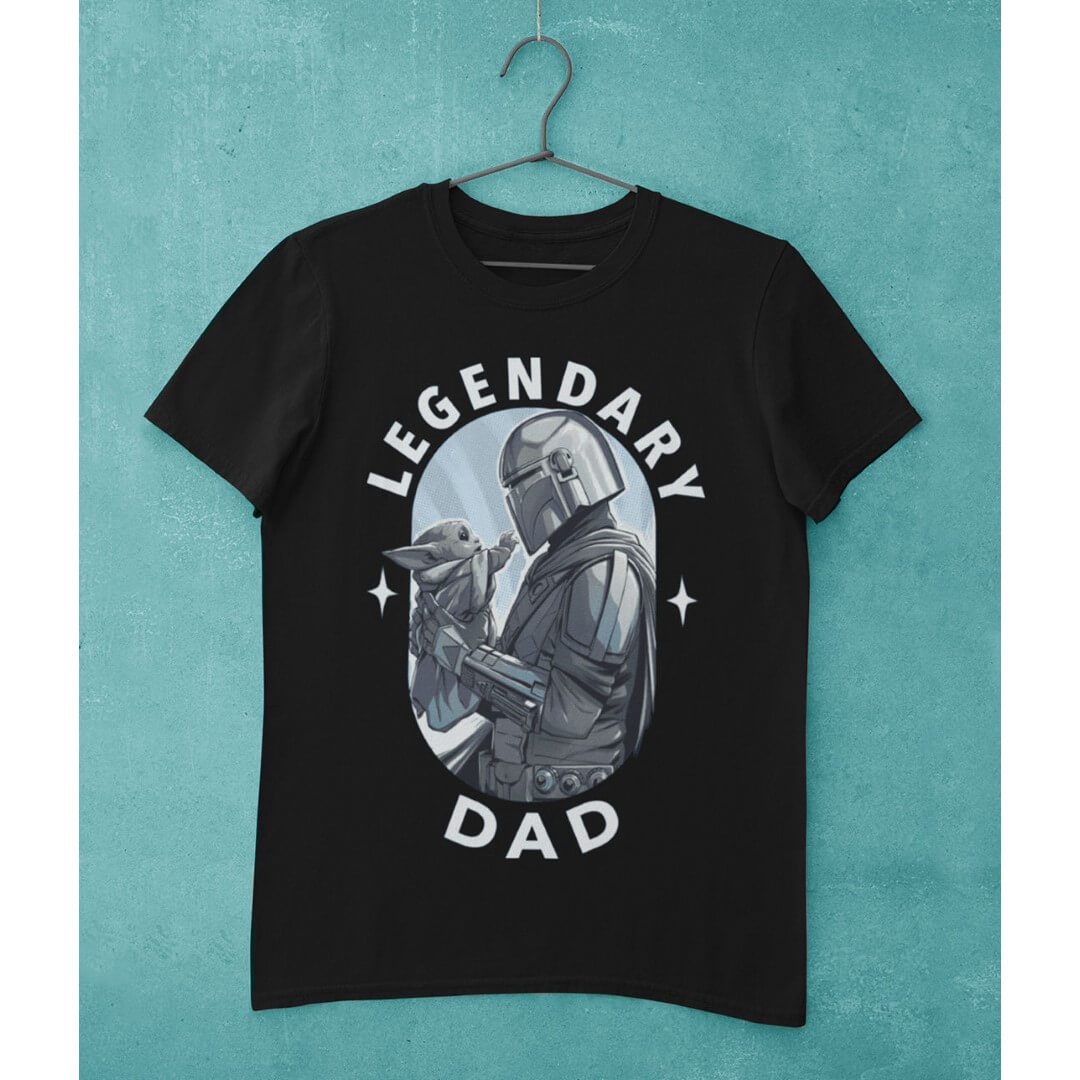 Star Wars The Mandalorian Mandalorian Dad T-Shirt -Celfie Design - India - www.superherotoystore.com