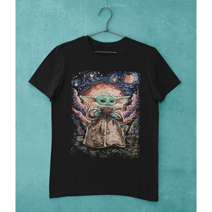 Star Wars The Mandalorian Impressionist Grogu T-Shirt -Celfie Design - India - www.superherotoystore.com