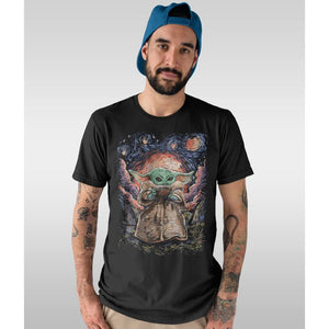 Star Wars The Mandalorian Impressionist Grogu T-Shirt -Celfie Design - India - www.superherotoystore.com
