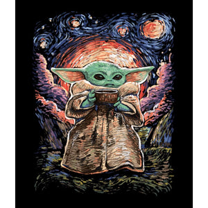 Star Wars The Mandalorian Impressionist Grogu T-Shirt -Celfie Design - India - www.superherotoystore.com