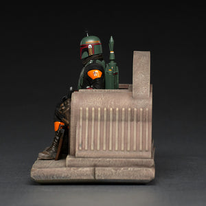 Star Wars The Mandalorian - Boba Fett On Throne 1/10th Scale Statue by Iron Studios -Iron Studios - India - www.superherotoystore.com