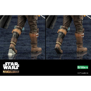 The Mandalorian and Grogu with Beskar Staff ARTFX Statue by kotobukiya -Kotobukiya - India - www.superherotoystore.com