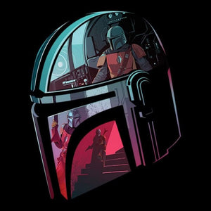BOUNTY HUNTER: NEO NOIR - THE MANDALORIAN OFFICIAL TANK TOP -Redwolf - India - www.superherotoystore.com